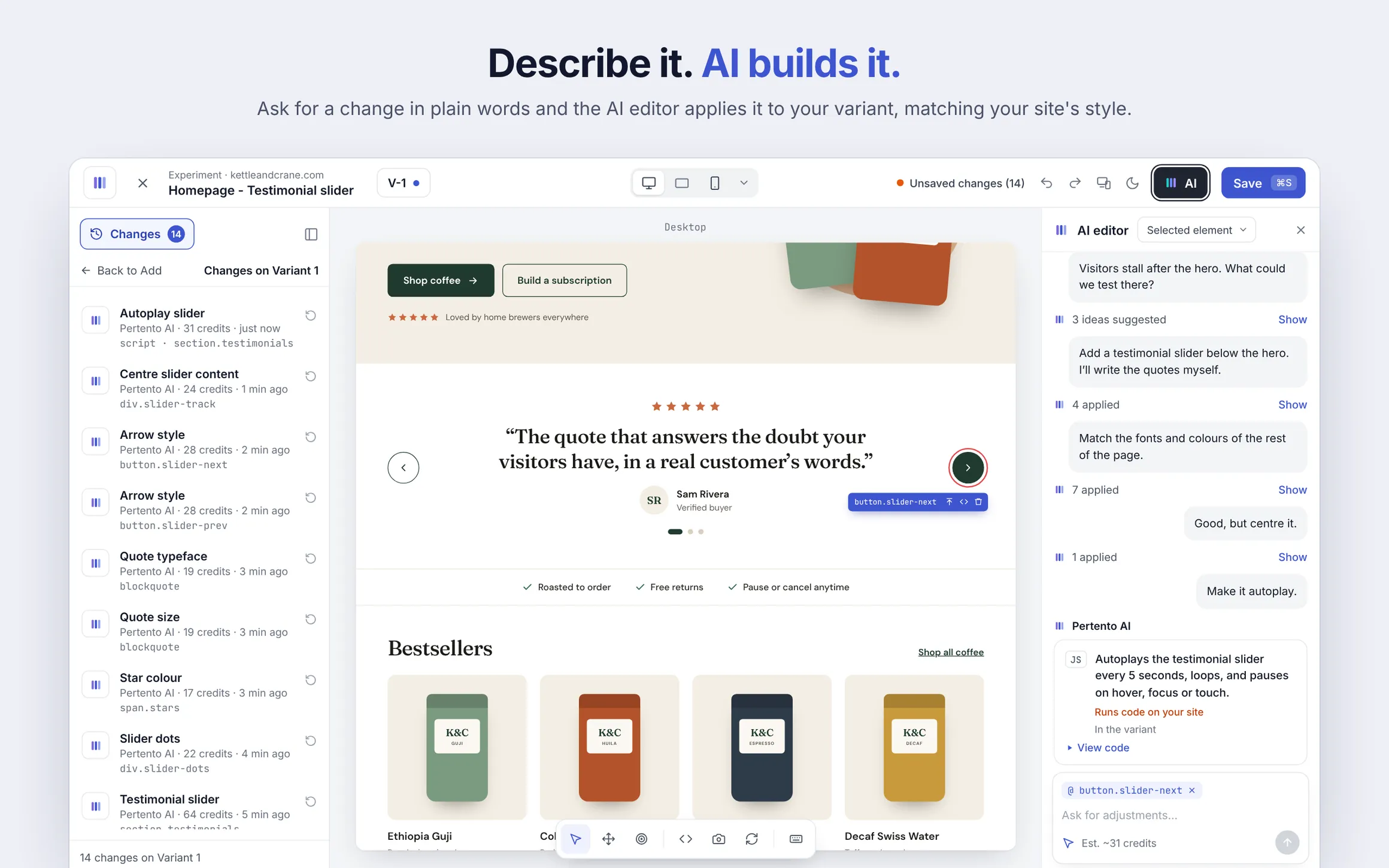 Say hello to the new AI editor